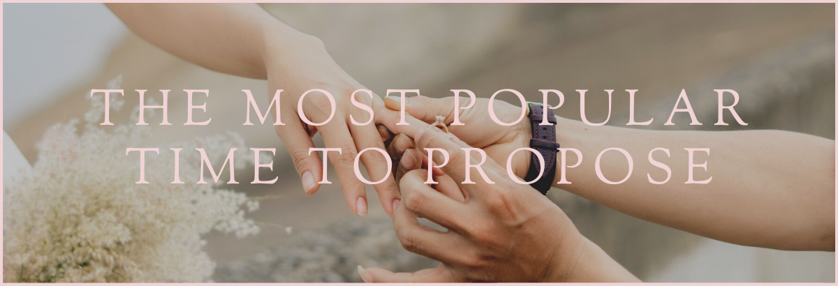 the most popular time to propose