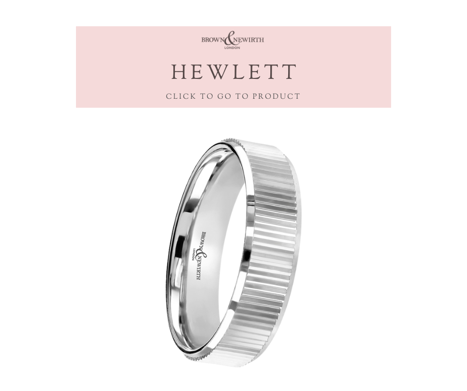The hewlett mens wedding ring