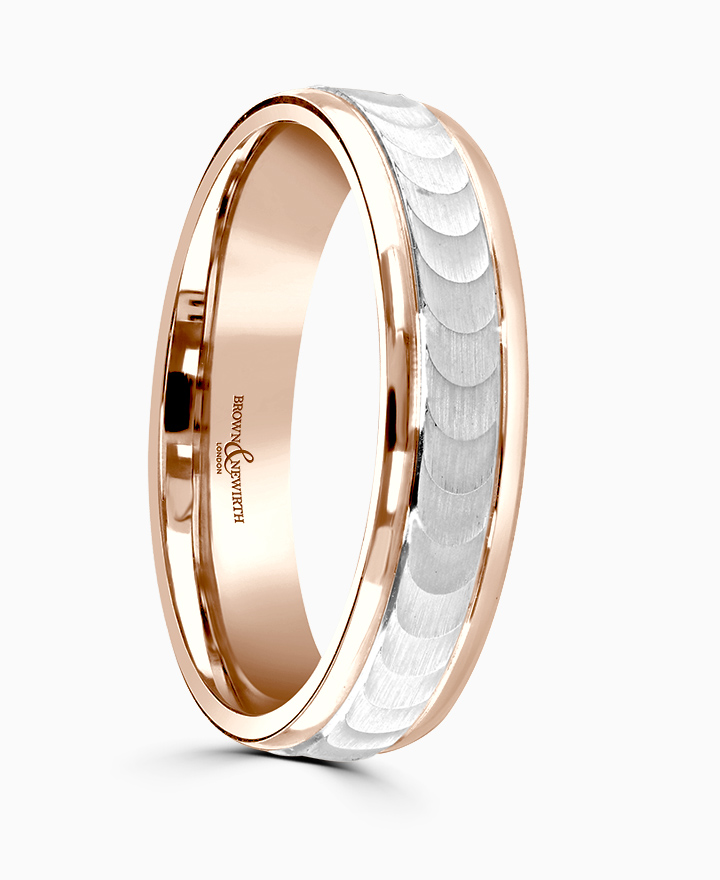 Two Colour Wedding Ring