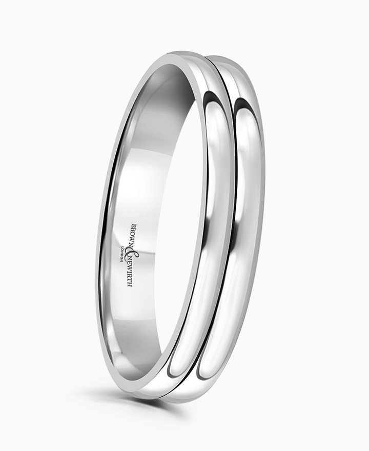 Domed Wedding Ring