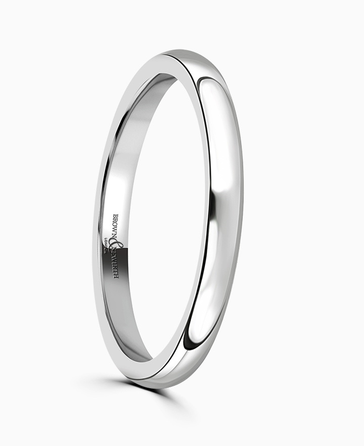 D Shaped Wedding Ring