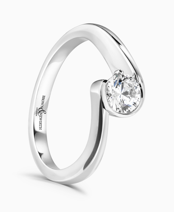 Diamond Solitaire Engagement Ring