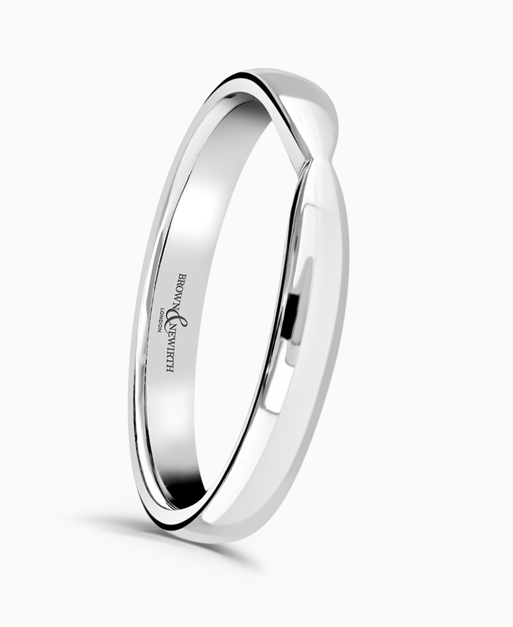 Bow Tie Shaped Wedding Ring