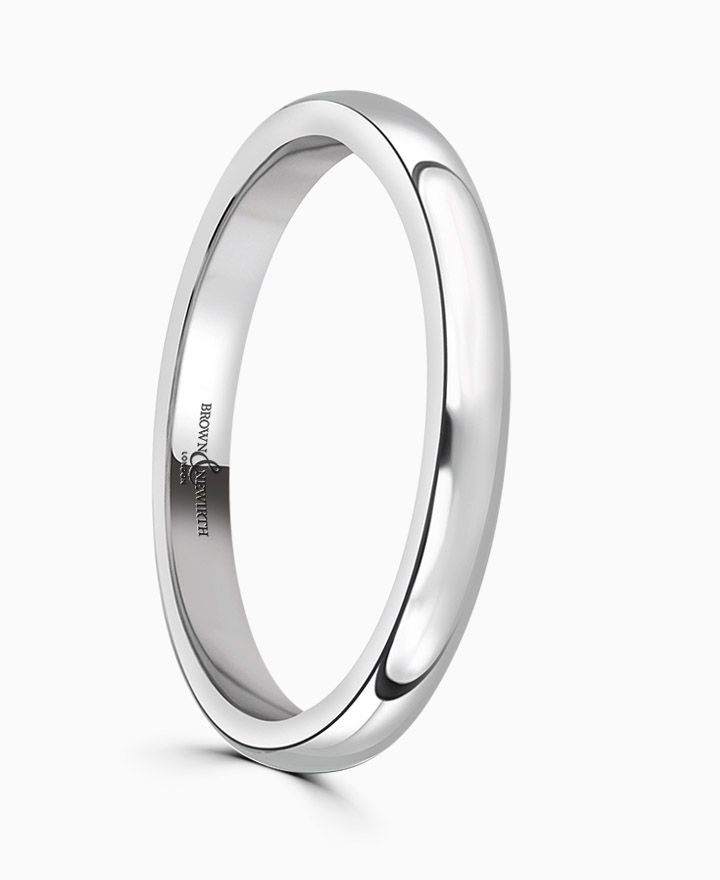 D Shaped Wedding Ring